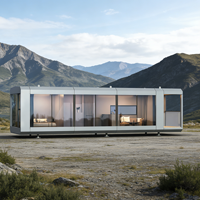 Maison capsule modulaire préfabriquée intelligente en acier léger F40, écologique, facile à installer, pour hôtel, maison, salon