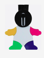 Surligneur publicitaire personnalisé en forme d'homme avec pinceau, idéal pour les cadeaux promotionnels, vente en gros par lot