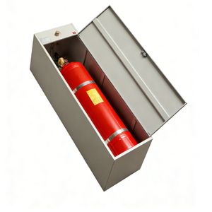 Armoire d'extinction d'incendie HFC-227ea 120L*2 WK en acier rouge de qualité industrielle pour bibliothèques - Product Image 3