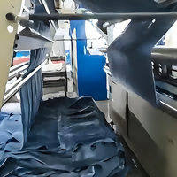 Machine automatique de découpe de serviettes en coton éponge avec système de déroulage de tissu pour ligne de production automatisée de serviettes
