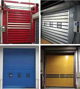 Porte de volet roulant en acier électrique industriel Offre Spéciale pour l'utilisation du centre logistique d'atelier d'usine d'entrepôt - Product Image 3