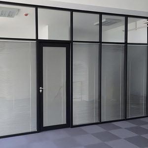 Cloison modulaire en verre à double persiennes pour système de division de bureau, utilisée pour les hôpitaux, les bureaux, les centres d'<span class=keywords><strong>exposition</strong></span> - Product Image 4