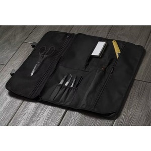 Free sample Chef Knife <b>Roll</b> <b>Bag</b> 20 Total Pockets Knives and Kitchen Utensils Made Stain Resistant Waxed <b>bag</b> Culinary Students - Product Image 2