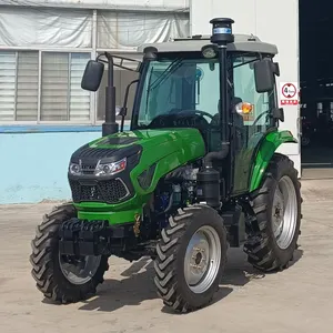 BADA Traktor 70hp pertanian, dengan muatan depan 70 PS Traktor Traktor sempit 4X4 Tracteur 70 ch 4WD Trator pertanian 70hp