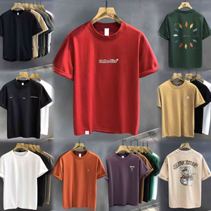 เสื้อยืด<span class=keywords><strong>แขน</strong></span>สั้นทรงสปอร์ตบ็อกซี่สำหรับผู้ชาย พิมพ์ลายเพชร ผ้าหนัก 180 กรัม ทรงหลวม พร้อมบริการ OEM - Product Image 4