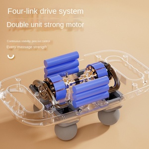 Mini Pistola de Masaje Eléctrica Profesional de Cuatro Cabezales, Instrumento Multifuncional Enchufable para Uso Doméstico - Product Image 3