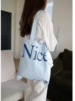 Sac de plage en toile de coton pliable et léger, logo personnalisé, réutilisable, écologique, avec poche pour les vacances, les pique-niques, les courses