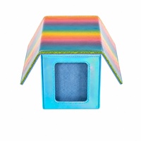 Boîte de rangement personnalisée arc-en-ciel pour cartes Magic Sport, avec fenêtre de présentation Commander, capacité 100+ cartes à double protège-cartes