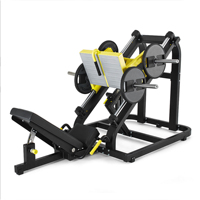 Machine à flexions de jambes debout professionnelle, pour le renforcement des ischio-jambiers, à charge de plaques