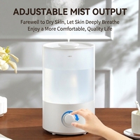 Humidificateur d'air à remplissage par le haut WLS-1304, grande capacité, ultrasonique, pour la maison, le bureau et la chambre de bébé, facile à nettoyer - Vente chaude