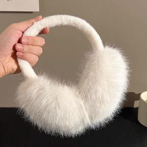Fashionable Folding <b>Earmuffs</b> For <b>Women</b> Warm And Anti-Freezing Cute Plush <b>Earmuffs</b> Wholesale - Product Image 1