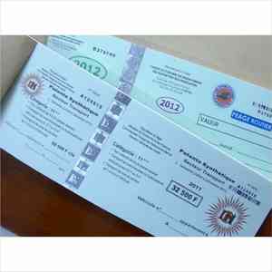 Billet de livre d'or en papier de sécurité avec impression, gaufrage et feuille d'argent - Product Image 1