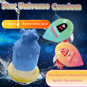 Neues geformtes Dildo-Verhütung kondom, das den Penis erweitern und verlängern kann, wieder verwendbares Kondom, um die Ejakulation zu verzögern, ein männliches Sexspielzeug - Product Image 4