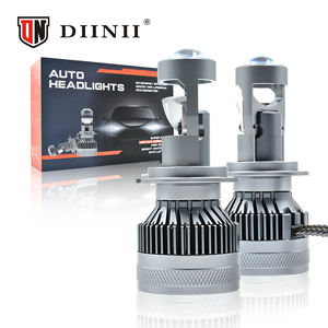 Новые светодиодные фары X3 Mini DIINII 150W Bi-LED, 15000 лм, 12В, H7, мини-проектор, водонепроницаемость IP68, цветовая температура 6500K - Product Image 1