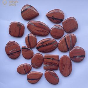 Jaspe Rojo Natural, Cabujón de Piedra Preciosa Suelta, Tamaño Libre de 10 mm a 30 mm, para Joyería Hecha a Mano - Product Image 4
