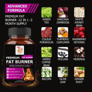 Cápsulas Quemagrasas Premium Personalizadas con Kentones de Frambuesa y Mucuna, Suplementos Dietéticos para el Cuidado de la Piel y el Cuerpo - Product Image 2