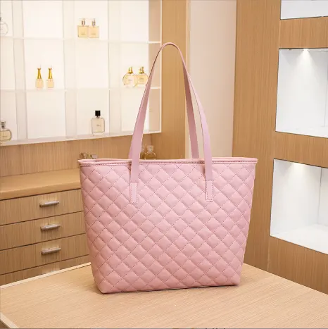 2023 new style ladies handbag canvas and leather shoulder beach gentle woman tote bag large handbags for women