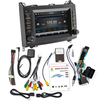 Système multimédia de voiture Android avec écran 7 pouces, CarPlay sans fil, Android Auto, WiFi, autoradio Android, Mercedes