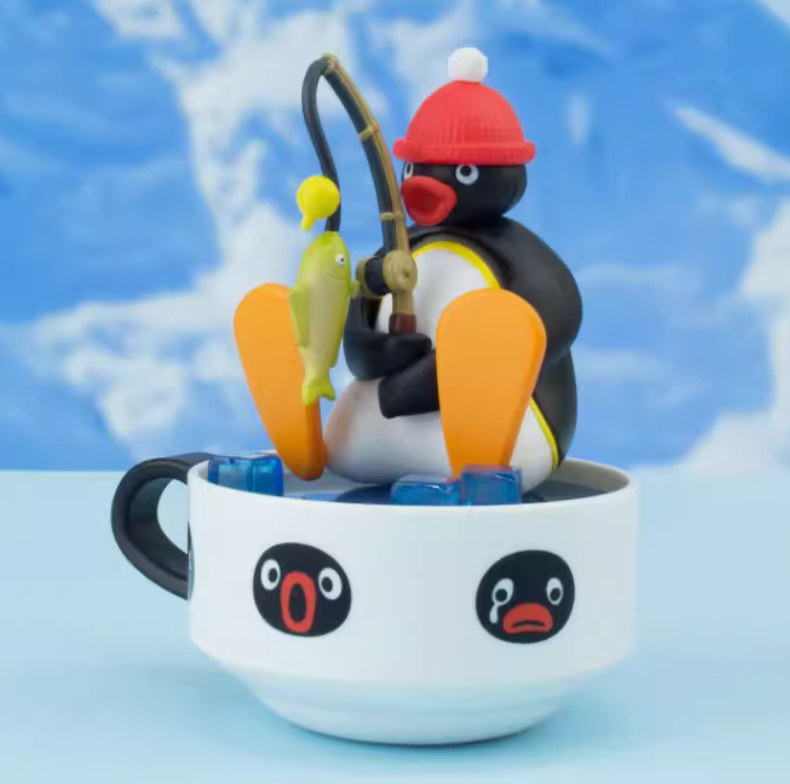 Pingu Fun Scene Series Blind Box - Cute Cartoon Toy Decoration