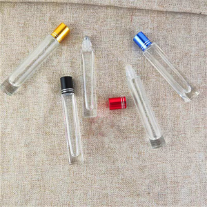 10ml 15ml rõ ràng recyle Nước hoa thủy tinh rỗng chai mỹ phẩm bao bì cơ thể làm mát tinh chất chai với phun cuộn trên bán buôn - Product Image 2