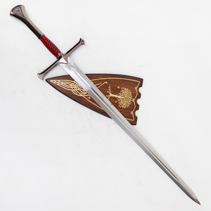 Replica della Spada Narsil di Il <span class=keywords><strong>Signore</strong></span> <span class=keywords><strong>degli</strong></span> <span class=keywords><strong>Anelli</strong></span>, Spada di Elendil Isildur Non Affilata, Accessorio per Cosplay, Collezione, Regalo di Halloween - Product Image 2