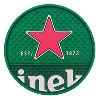 Ensemble de sous-verres en silicone écologiques personnalisés, antidérapants, résistants à la chaleur, sous-verres souples, nouveau style chinois