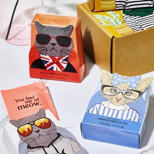 Coffret <span class=keywords><strong>Cadeau</strong></span> Thé Gourmand <span class=keywords><strong>pour</strong></span> Amateurs de Chats – 24 Thés, 6 Saveurs, Art Chat Élégant & Citations Amusantes <span class=keywords><strong>pour</strong></span> Maman et <span class=keywords><strong>Papa</strong></span> de Chat - Product Image 5