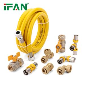 Sistema de <span class=keywords><strong>gas</strong></span> certificado IFAN AS-4176,8-2010 Manguera de línea de <span class=keywords><strong>gas</strong></span> <span class=keywords><strong>flexible</strong></span> de 1/2 pulgadas Tubo corrugado <span class=keywords><strong>para</strong></span> <span class=keywords><strong>gas</strong></span> natural y propano - Product Image 6