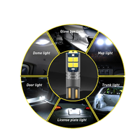 Hochwertige T10 W5W Super Bright Interior Reading Dome Licht Markierung lampe LED Auto Wedge Park birnen Mehrere Farben