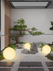 Lampes sphériques LED d'extérieur étanches à changement de couleur pour patio, allée et aménagement paysager - Product Image 5