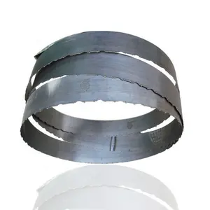 Hoja de sierra de banda de diamante para corte de piedra de mármol con acero de alta calidad en blanco