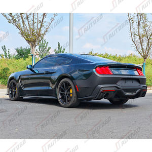ชุดแปลงตัวถังรถสำหรับ <span class=keywords><strong>Ford</strong></span> <span class=keywords><strong>Mustang</strong></span> 2018-2023ปรับแต่ง2025รถยนต์ปรับโฉมสไตล์ม้าสีเข้มด้านหน้า + กันชนหลัง + ตะแกรง - Product Image 3