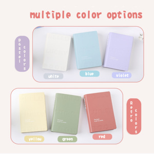 Carnet compact et portable ultra-épais Plusieurs couleurs disponibles Plan de surface en cuir imperméable - Product Image 2