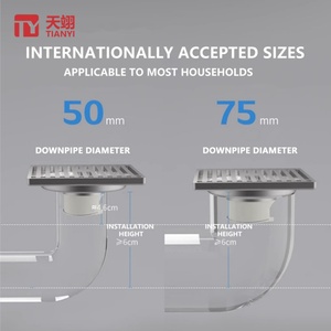 Multi-style Modern Stainless Steel Hotel Gym <b>Bathroom</b> Floor <b>Drain</b> Shower <b>Drain</b> Eco-Friendly Durable - Product Image 4