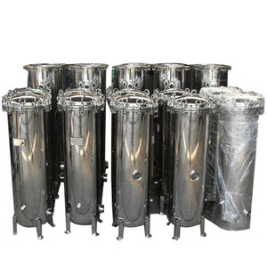 Boîtier de filtre à cartouche d'eau pour toute la maison en acier inoxydable 304/316L pour réduire les sédiments, la rouille, le goût/l'odeur du chlore et le tartre. Yeux de levage à bride - Product Image 2