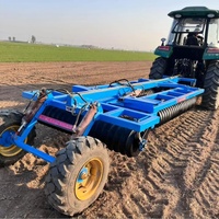 Rouleau de sol agricole à 3 points pour tracteur à vendre / Conditionneurs de sol à roulement pneumatique