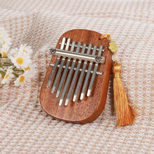 Kalimba, Piano de Pulgar, Venta al por Mayor - <span class=keywords><strong>Mbira</strong></span> de 8 Teclas de Acrílico y Madera de Caoba, Piano de Pulgar Portátil para Principiantes, Opciones Personalizables Disponibles - Product Image 3