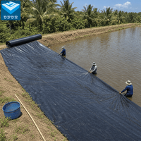 Matériau de géomembrane OBOR pour les étangs à poissons et crevettes en Oman