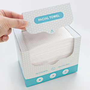 Serviette jetable 100% Lyocell <span class=keywords><strong>pour</strong></span> peaux sensibles, non tissée, séchage rapide, <span class=keywords><strong>pour</strong></span> le maquillage, biodégradable, lavable, réutilisable, serviette jetable - Product Image 3