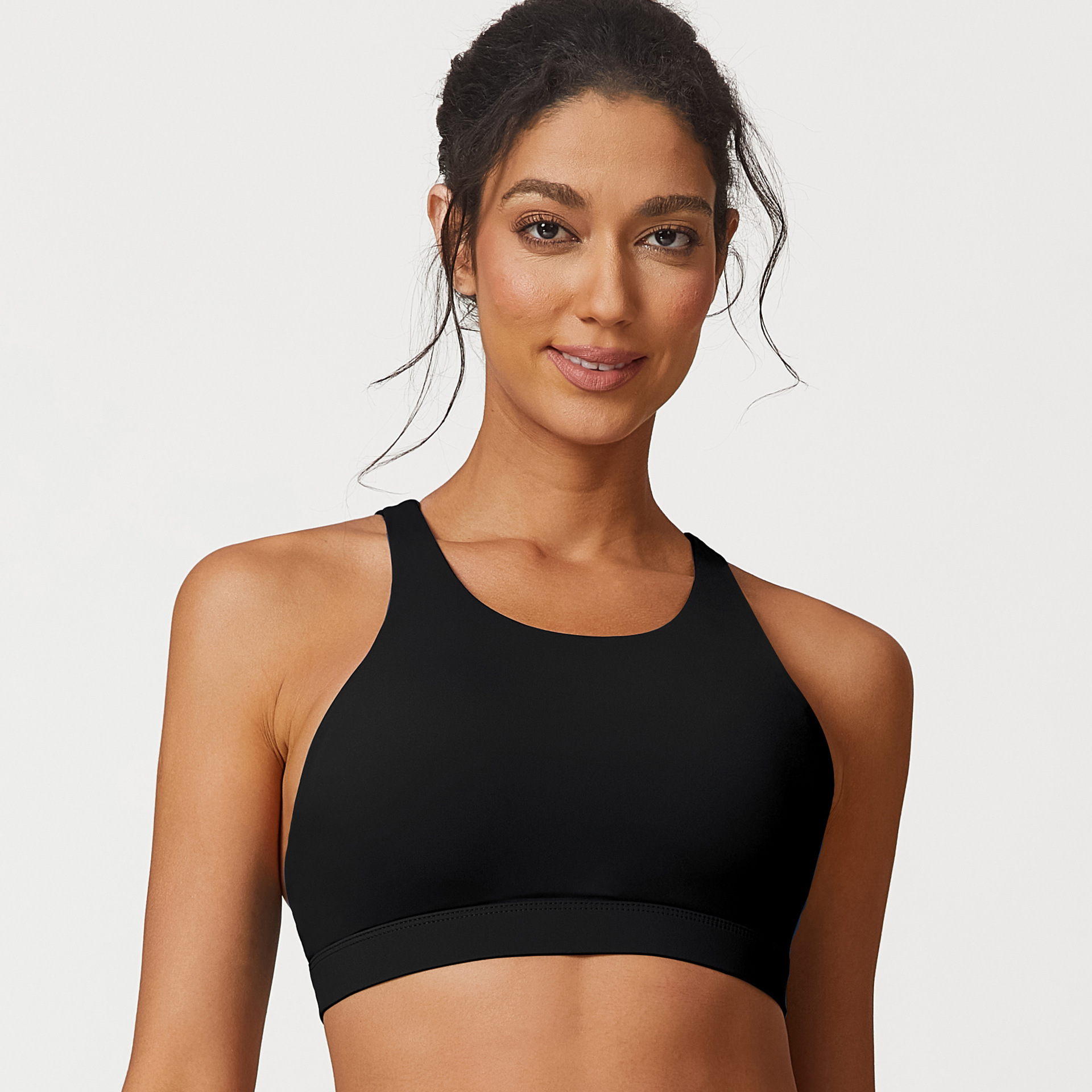Custom Tight Sports Fitness Training Clothes Set Solid Color Breathable Quick-Drying Yoga Clothes