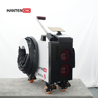 Mesin Pengupas Cat Laser HANTENCNC 500W untuk Pembersihan Kayu, Logam, Batu, dan Material Dekoratif