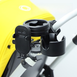 Support de tasse pour poussette avec rangement pour téléphone portable, biberon, accessoires mobiles et porte-bouteille - Product Image 5