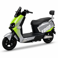 Potente Motocicleta Eléctrica de 72V 1500W con Pantalla LCD Inteligente y Sistema de Alarma con Doble Control Remoto, Batería de 72V 20AH para Adultos