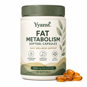 Gélules végétaliennes OEM/ODM à base de plantes naturelles pour le bien-être métabolique quotidien, 60 unités, soutien quotidien du métabolisme et du confort digestif pour adultes - Product Image 1