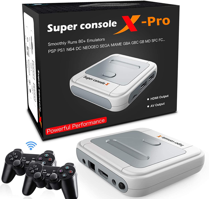 Dropship Retro Game Box Super Console X Video Game Console For  PSP/PS1/MD/N64 WiFi Support HD Out Built-in 50 Emulators With 90000+Games  to Sell Online at a Lower Price