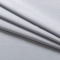 Tissu de travail classique à rayures en armure toile, léger et durable pour uniformes et chemises (plusieurs couleurs)