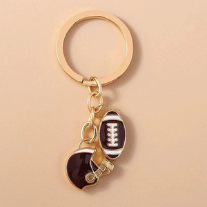 Thời trang bóng rổ bóng đá bóng chày bóng đá thể thao kỷ niệm Keychain vòng chìa khóa quà Tặng bóng đá thể thao kỷ niệm Keychain - Product Image 6
