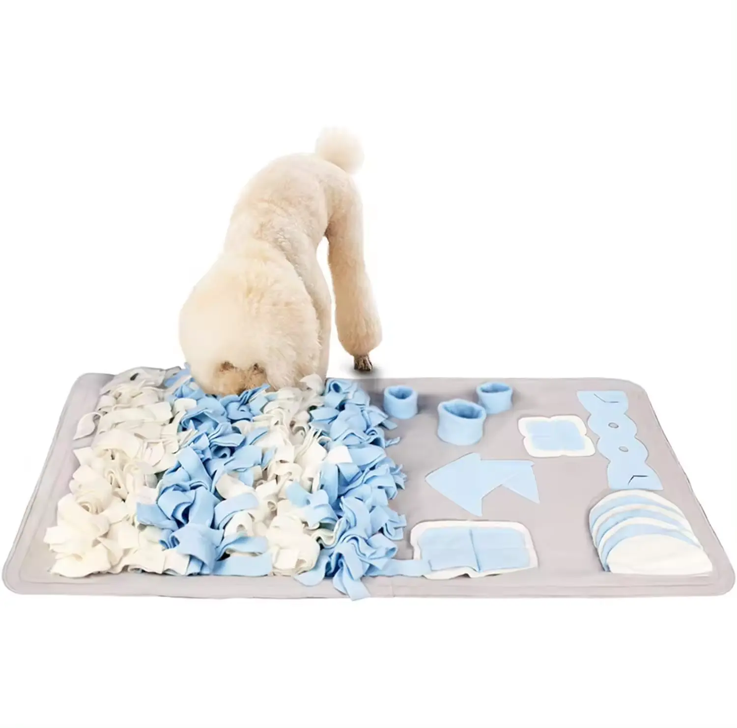 Pet aktivite zenginleştirme köpek koklama Mat gıda oyunu battaniye bulmaca halı burun iş köpekler için snudogs Mat