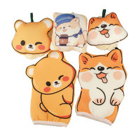 Éponges de bain personnalisées, animaux, enfants, pouf luffa, boule de maille, boule de douche en PE coloré, épurateur de dos