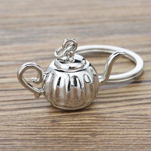 Portachiavi in Metallo a Tema <span class=keywords><strong>Caffè</strong></span>: Mini Portachiavi con Accessori per <span class=keywords><strong>Caffè</strong></span> (Moka, Sifone, Bollitore, Macinacaffè, Pressino, Brocca per Latte, Portafiltro) - Product Image 5